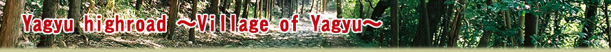 Yagyu highroad,Village of Yagyu